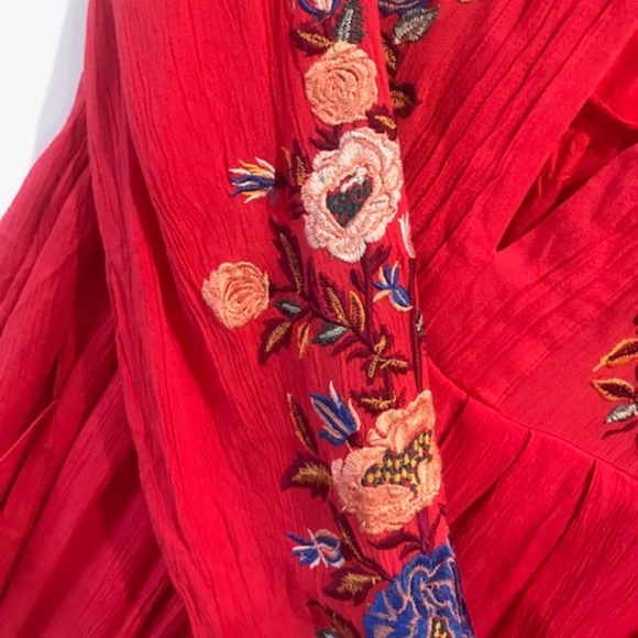 Free People Mia Gauze Embroidered Mini Dress - Picture 4 of 7